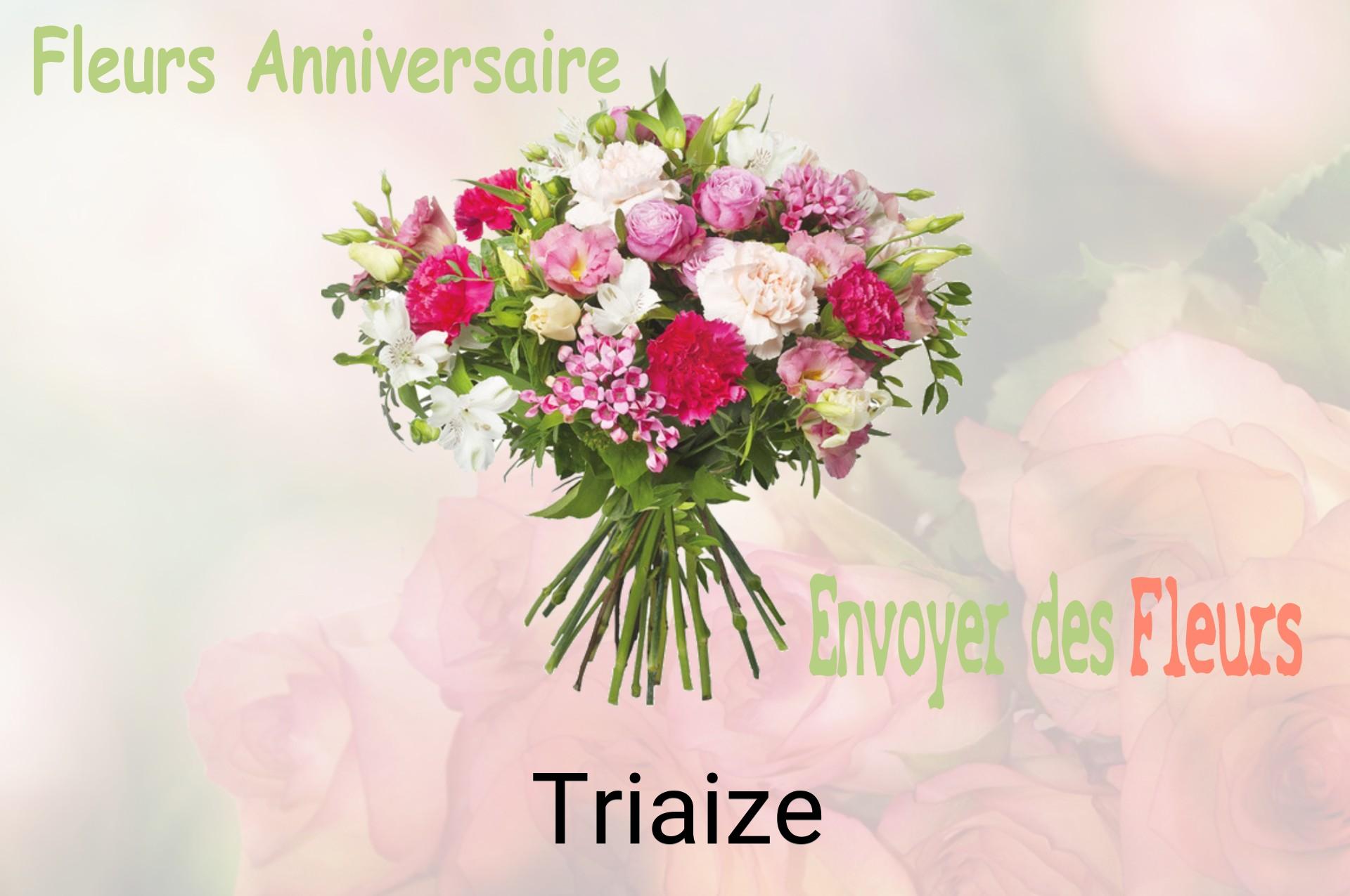 Bouquet de fleurs d’anniversaire livré à Triaize