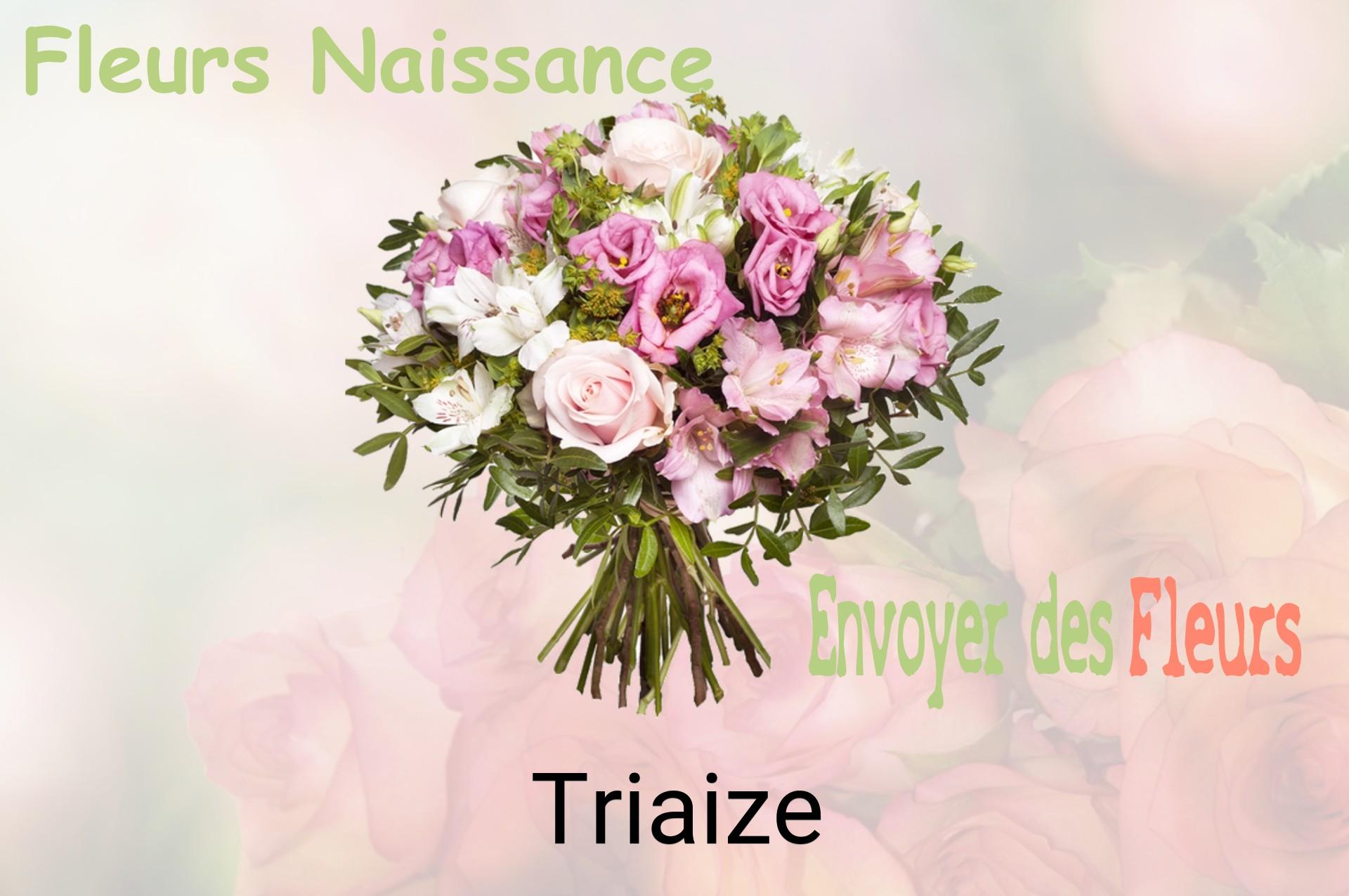 Bouquet de fleurs de naissance livré à Triaize